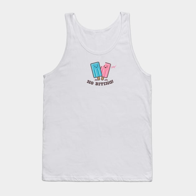 No Biting! Tank Top by RussellTateDotCom